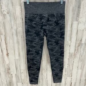 OG Gymshark Camo Seamless Leggings Black / Grey NO SIZE TAG